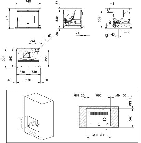 Nordica Extraflame Comfort P70 Air