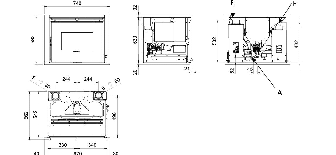 Nordica Extraflame Comfort P70 Air Plus