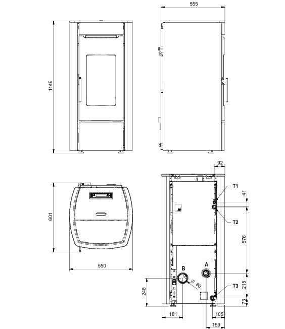 Nordica Extraflame Marina Idro H13