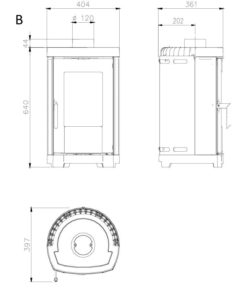 Nordica Extraflame Brigitta GB