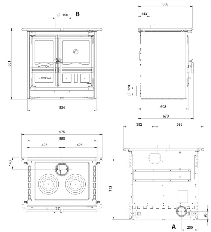 Nordica Extraflame - Rosa L 5.0 Steel