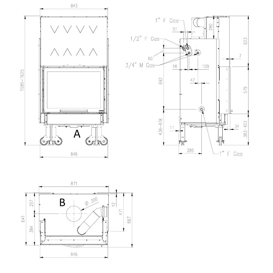 Nordica Extraflame Termocamino WF Plus DSA