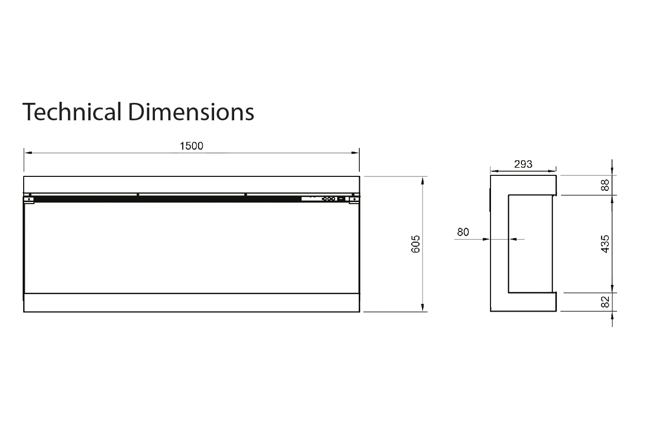 Solution Trueflame 150 3dx- Fishtank & Electric fire