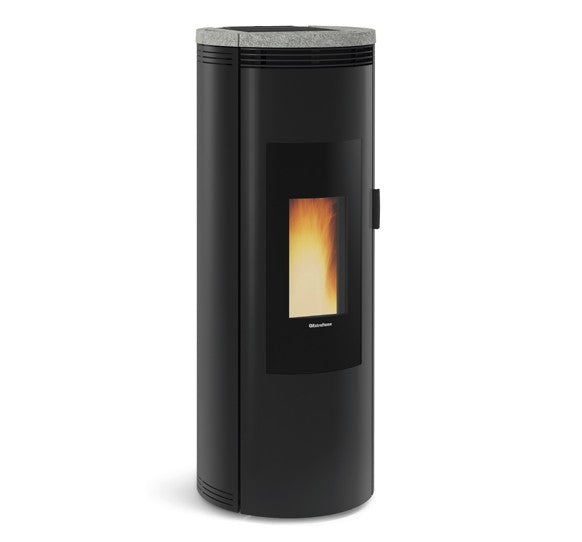 EXTRAFLAME AMIKA - WOOD PELLET STOVES, FREE STANDING, RED/BLACK/WHITE/NATURAL 8.8 KW