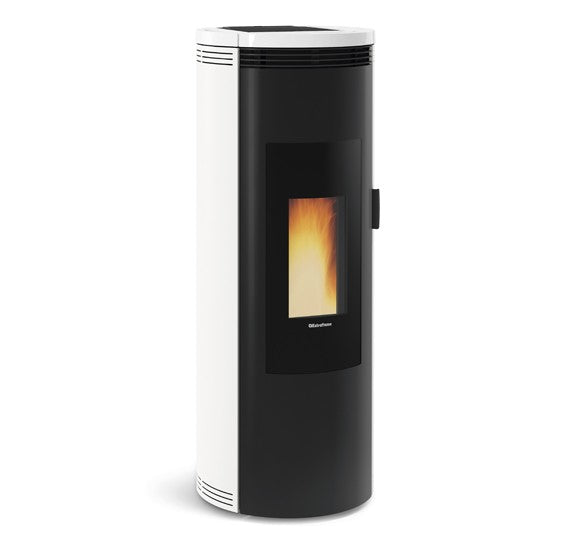 EXTRAFLAME AMIKA - WOOD PELLET STOVES, FREE STANDING, RED/BLACK/WHITE/NATURAL 8.8 KW