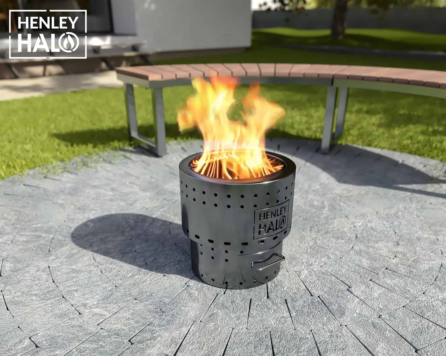 Henley - Halo Firepit Stainless Steel