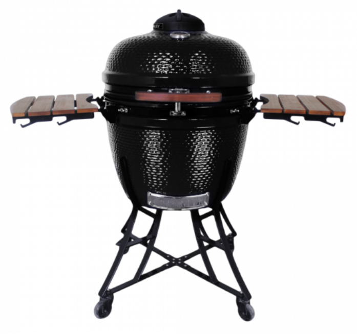 Henley - Kamado BBQ Grill, Carbon Black - 24"