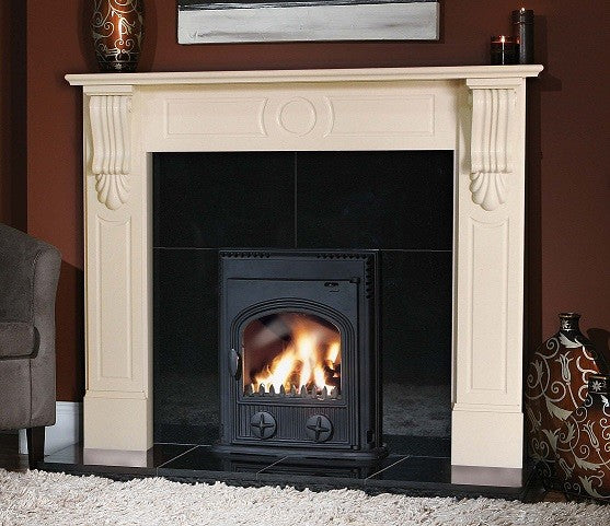 Heat Design Victorian Corbel Incised 54 - 54", Marfil Stone