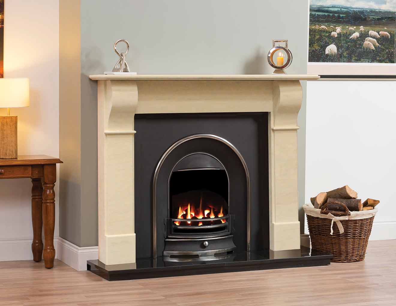 Plain Dublin Fireplace