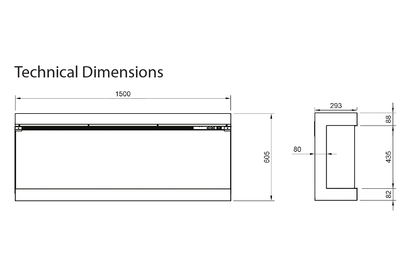 Solution Trueflame 150 3dx- Fishtank & Electric fire