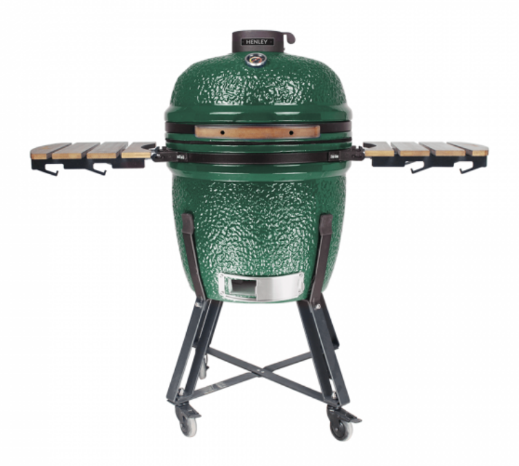 Henley - Kamado BBQ Grill, Emerald Green - 21"