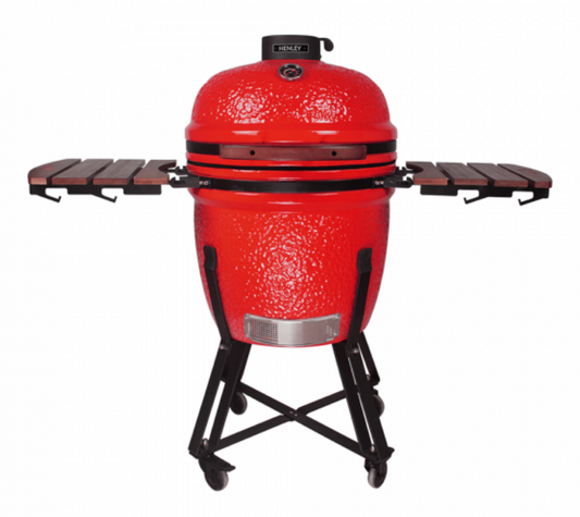 Henley - Kamado BBQ Grill, Chilli Red - 21"