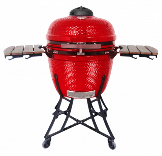 Henley - Kamado BBQ Grill, Chilli Red - 24"